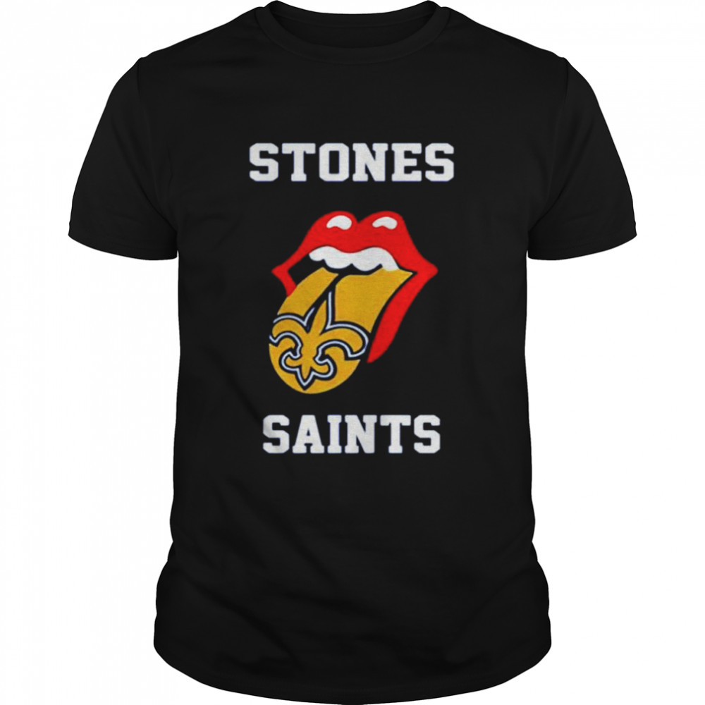 The Rolling Stones New Orleans Saints shirt