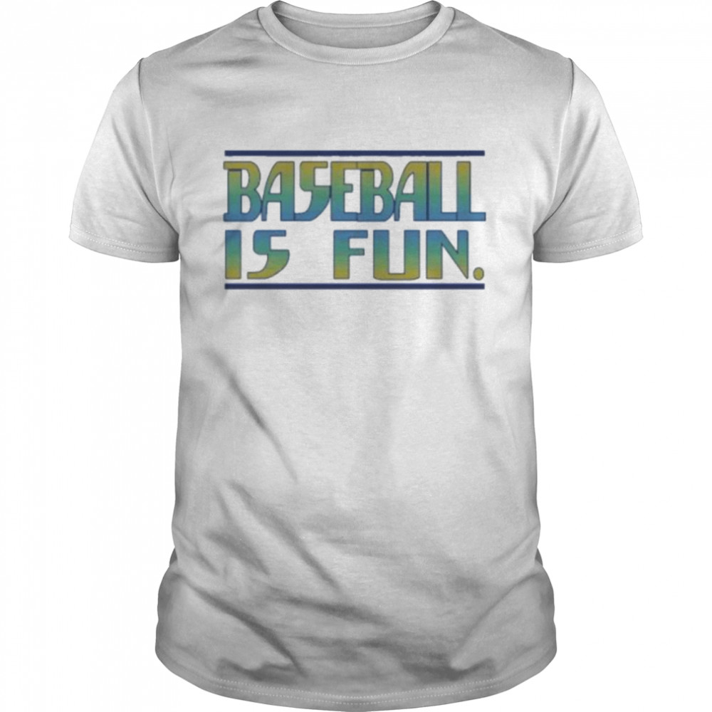 Baseball is Fun Retro T-shirt