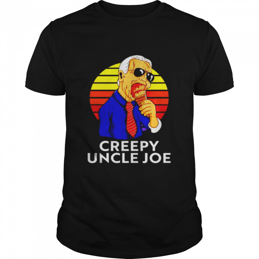 Biden eating cream creepy uncle joe shirt