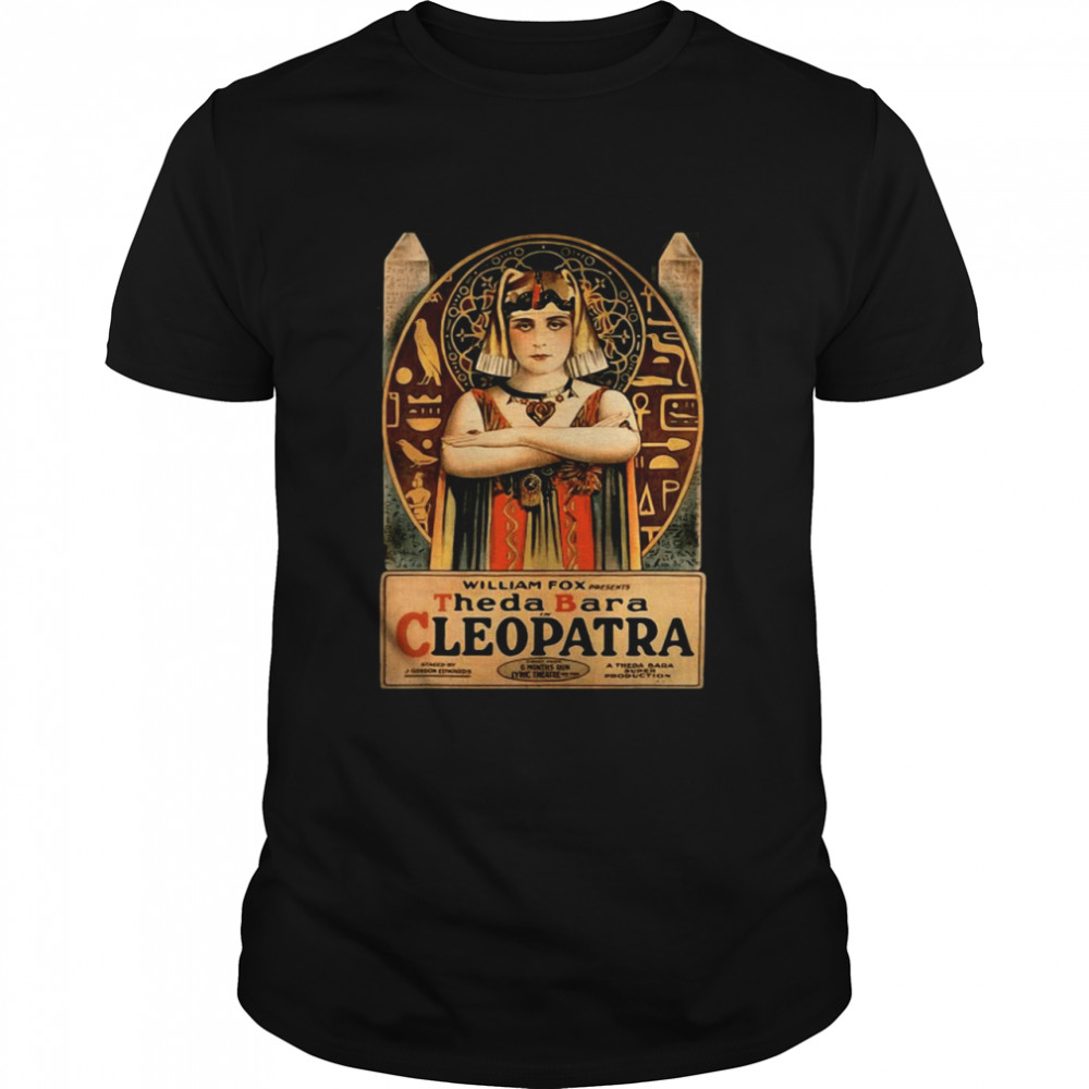 Cleopatra 1917 Silent Film Theda Bara T-shirt