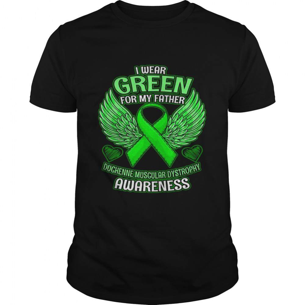 DMD Awareness Father Support Ribbon shirt