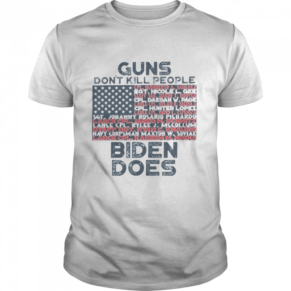 Guns don’t kill people Biden does shirt