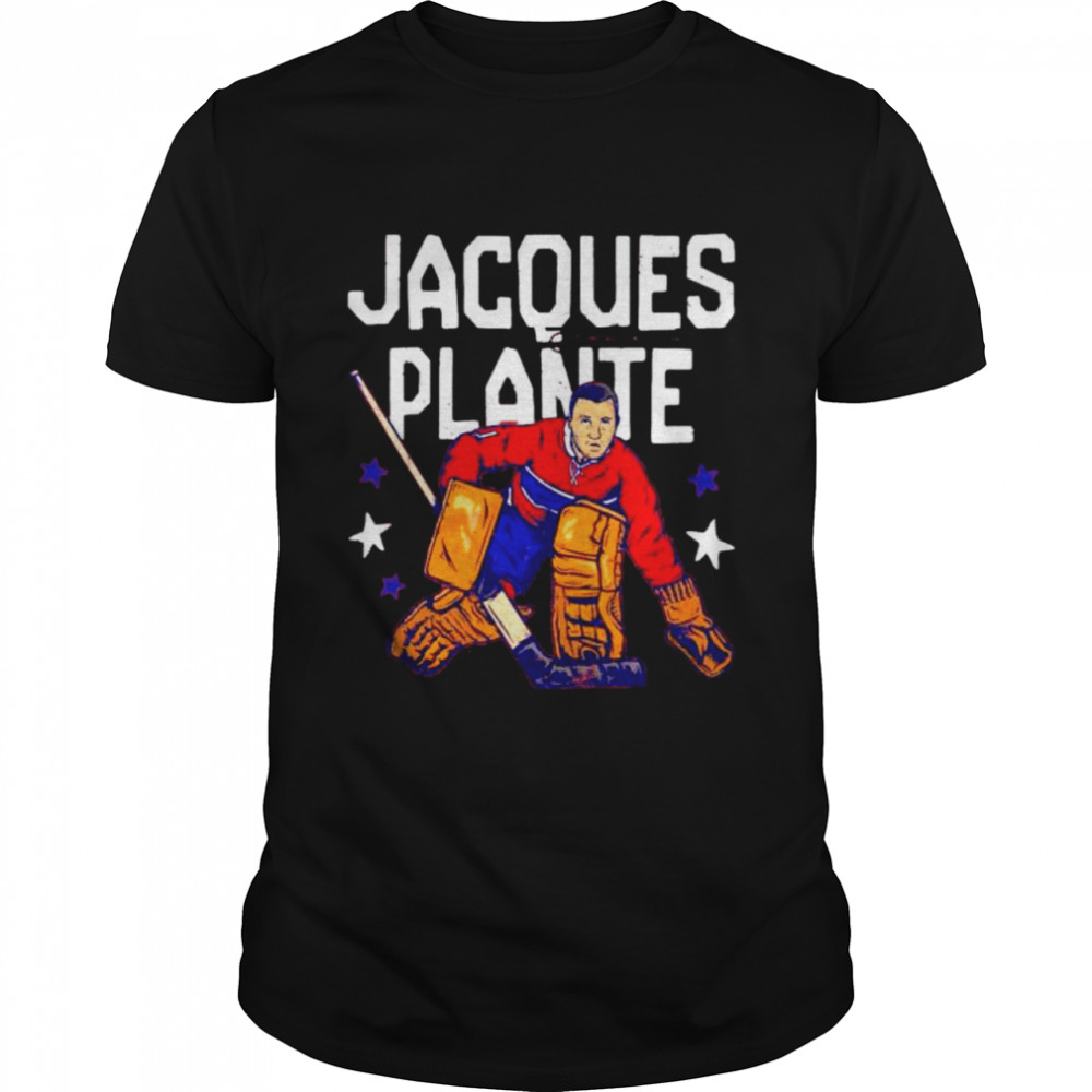 Montreal hockey Jacques Plante signature shirt