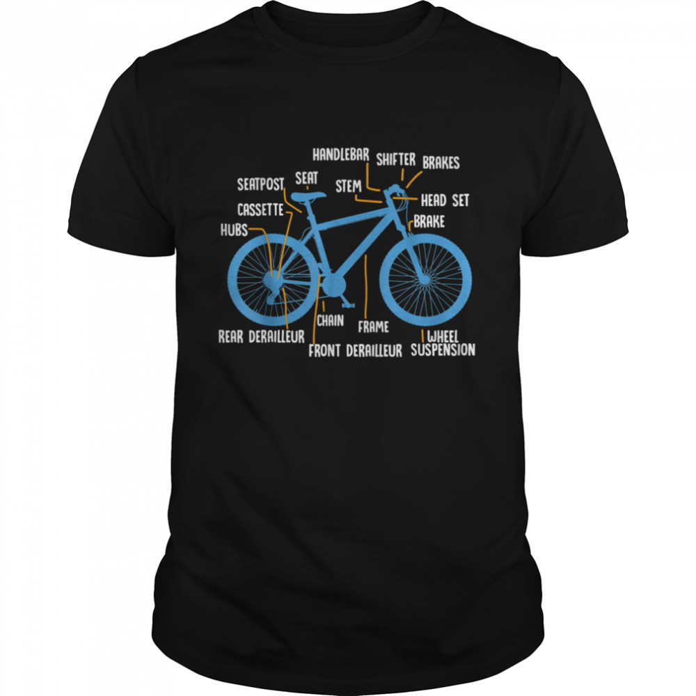 Mountainbike Retro MTB Downhill Fahrrad Biker Trail Hopper Shirt