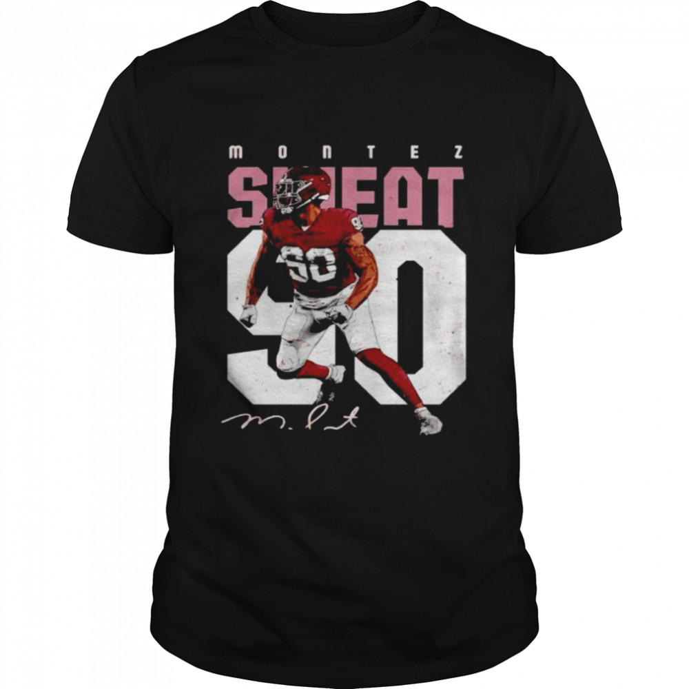 Washington football Montez Sweat signature shirt