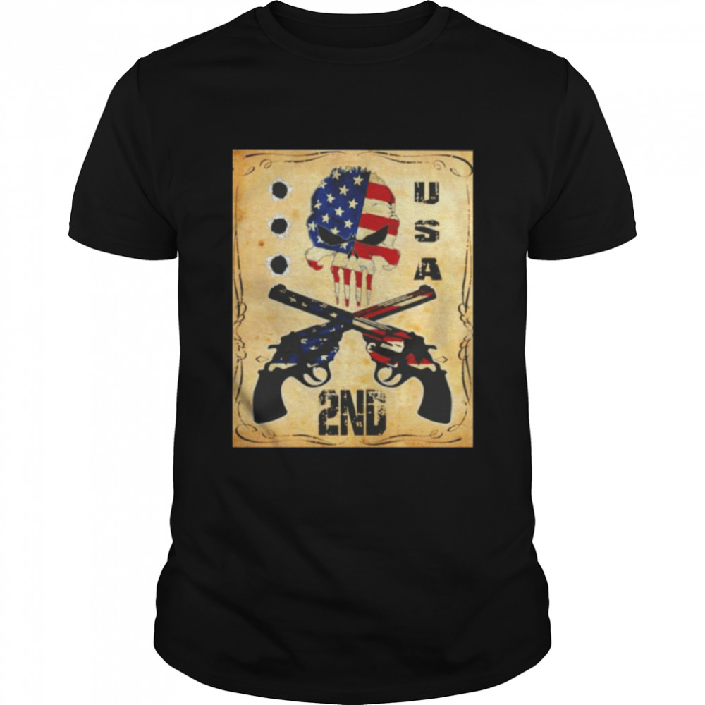 2ND USA Grateful Dead gun shirt