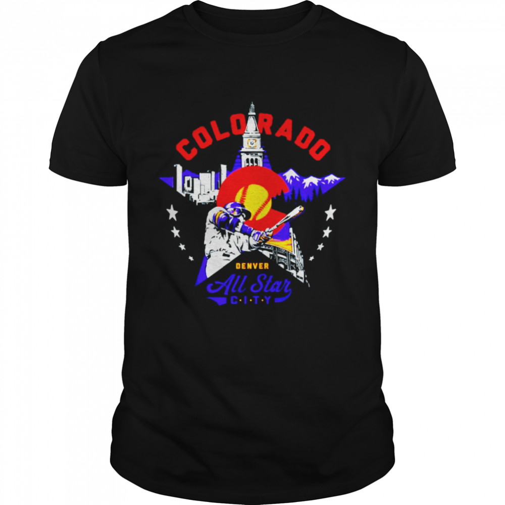 Denver Colorado All Star City baseball shirt