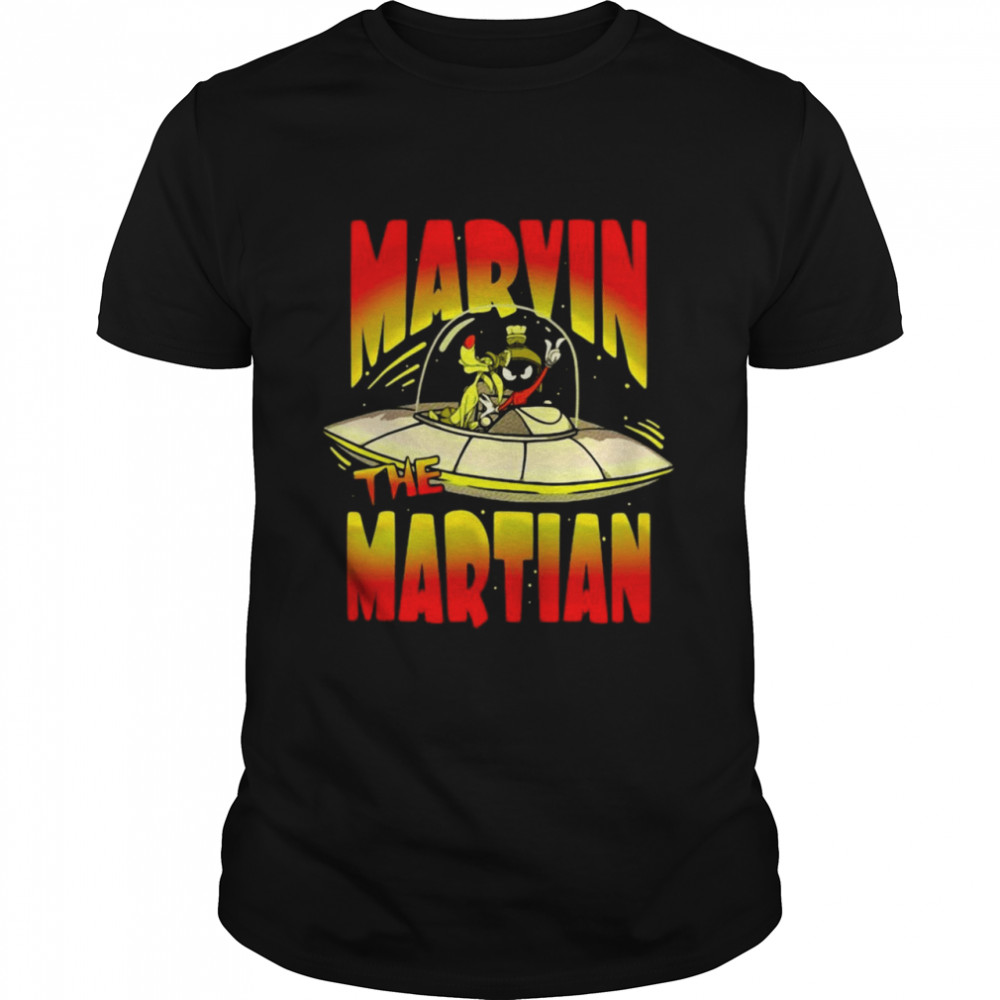 Looney Tunes Marvin The Martian Space Flight T-shirt