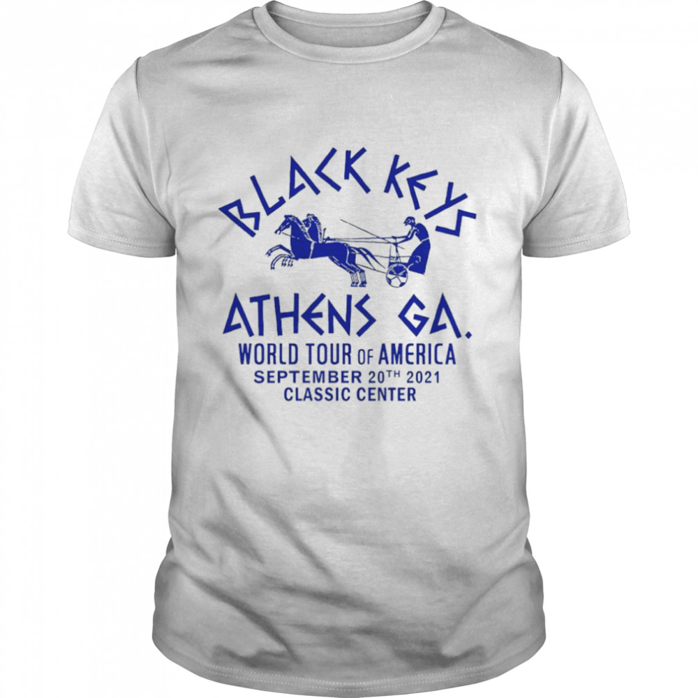 Black Keys Athens GA world tour of America shirt