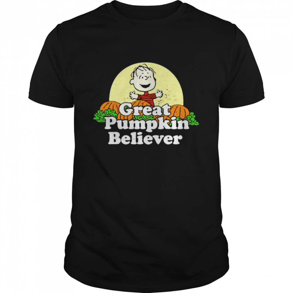 Charlie Brown great pumpkin believer shirt