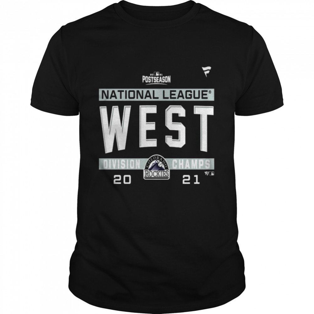 Colorado Rockies National League NL West Division Champions 2021 sport shirt