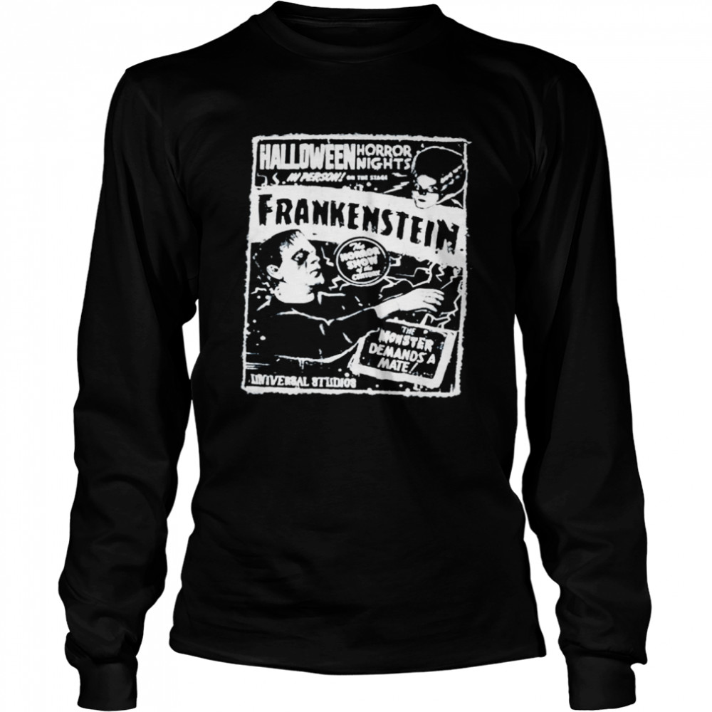 Frankenstein Halloween horror nights 2021 shirt Long Sleeved T-shirt