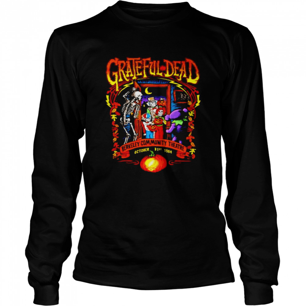 Grateful Dead berkeley community theatre halloween shirt Long Sleeved T-shirt