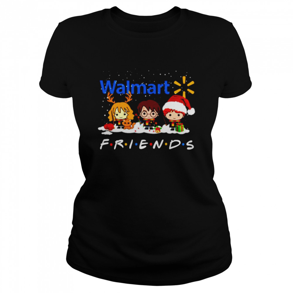Harry Potter characters chibi Walmart Friends Christmas shirt Classic Women's T-shirt