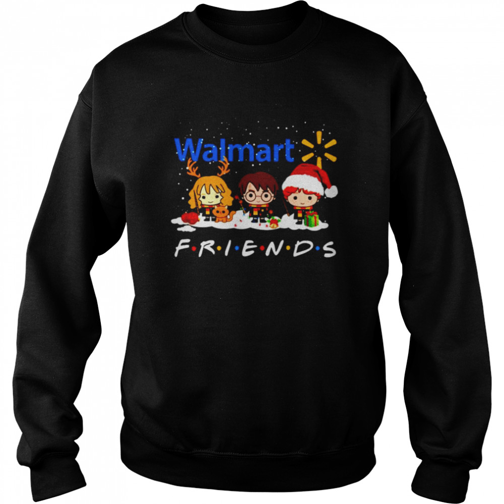 Harry Potter characters chibi Walmart Friends Christmas shirt Unisex Sweatshirt