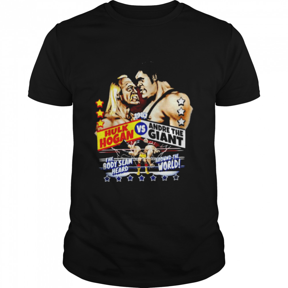 Hulk Hogan vs Andre the Giant 1987 shirt
