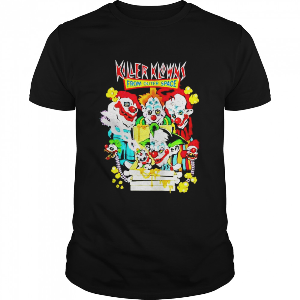 Killer klowns from outer space pizza shirt