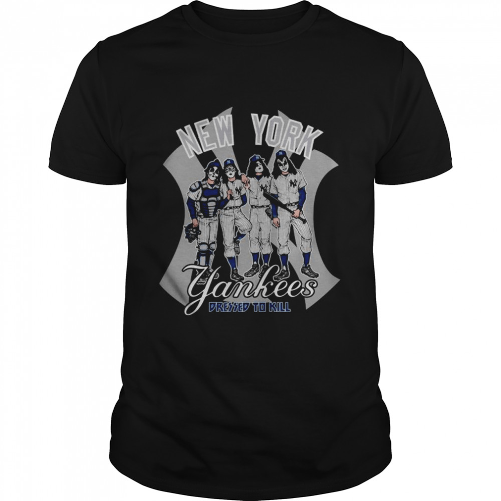 Kiss New York Yankees dressed to kill shirt Classic Men's T-shirt
