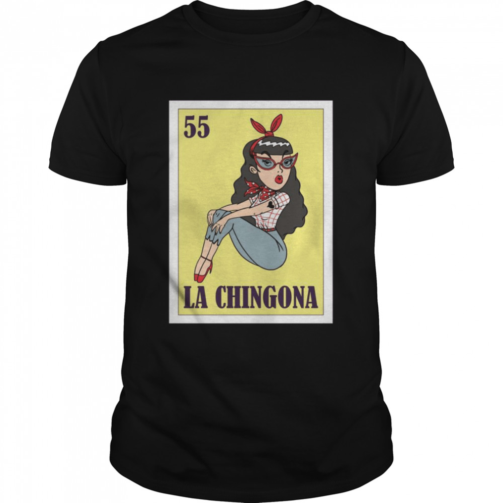 La Chingona Mexikanische Lotterie, BingoKartenspiel Langarmshirt Shirt