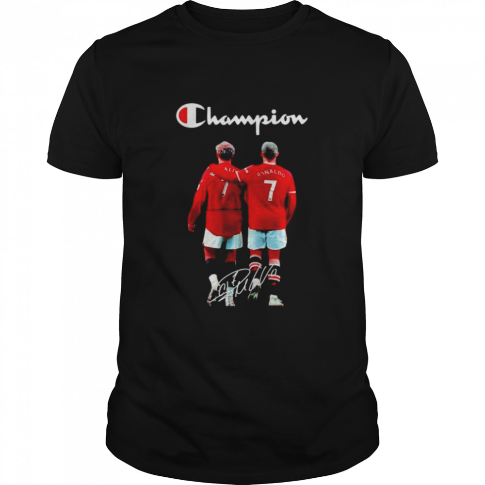 Men’s Champion Manchester United Cristiano Ronaldo signature T-shirt