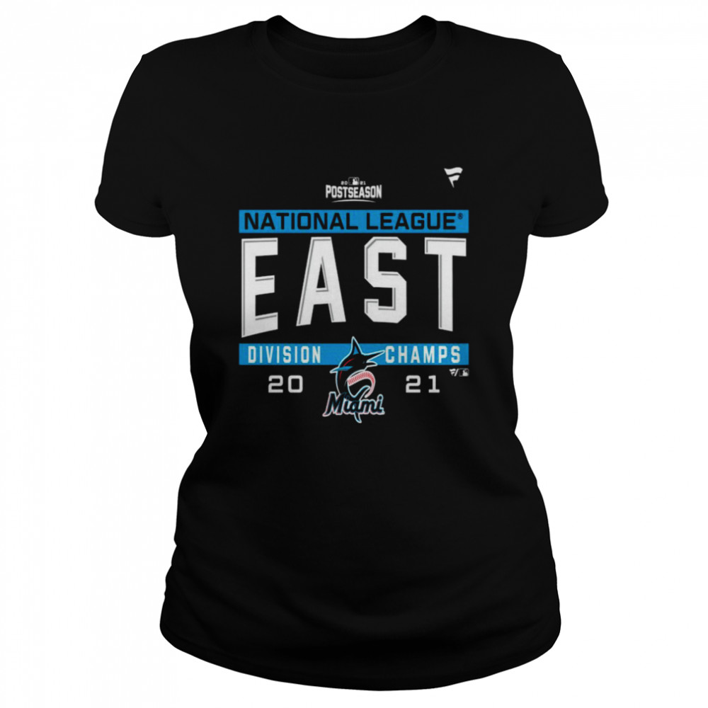 Miami Marlins National League NL East Division Champions 2021 sport shirt Classic Women's T-shirt