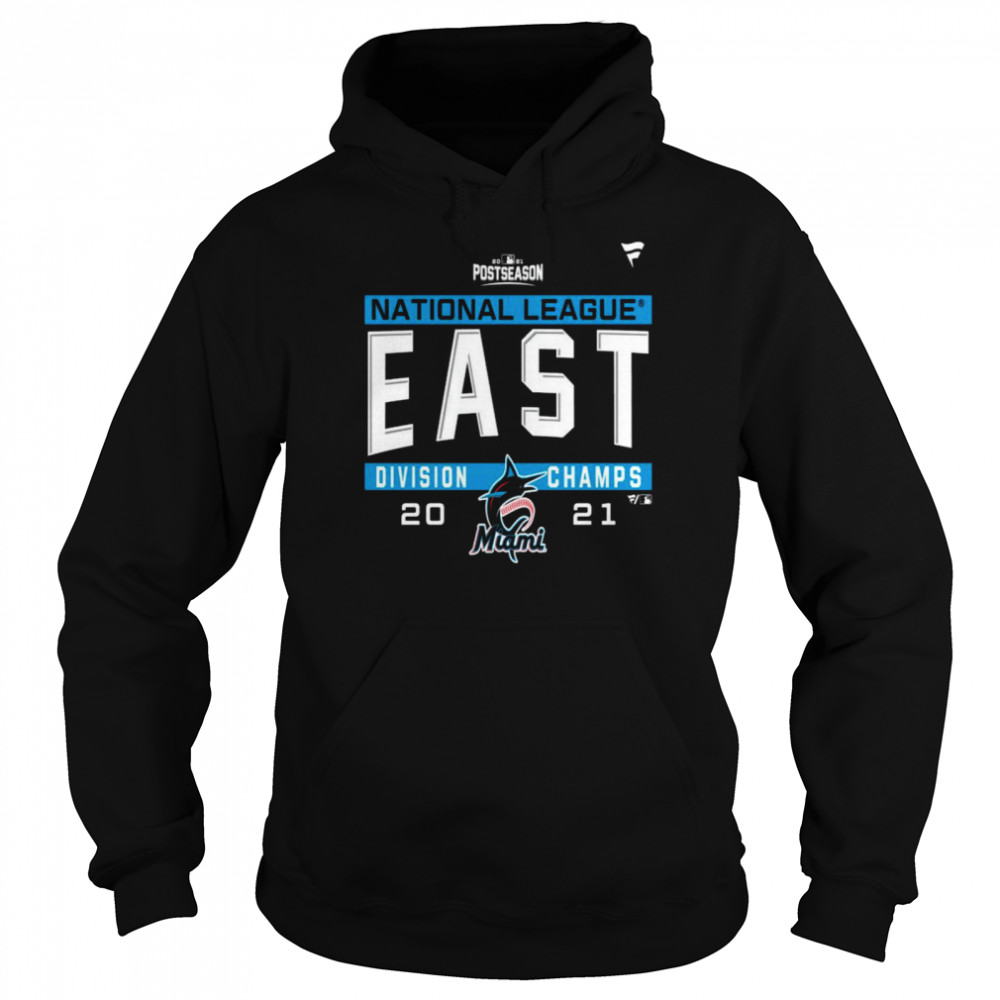 Miami Marlins National League NL East Division Champions 2021 sport shirt Unisex Hoodie