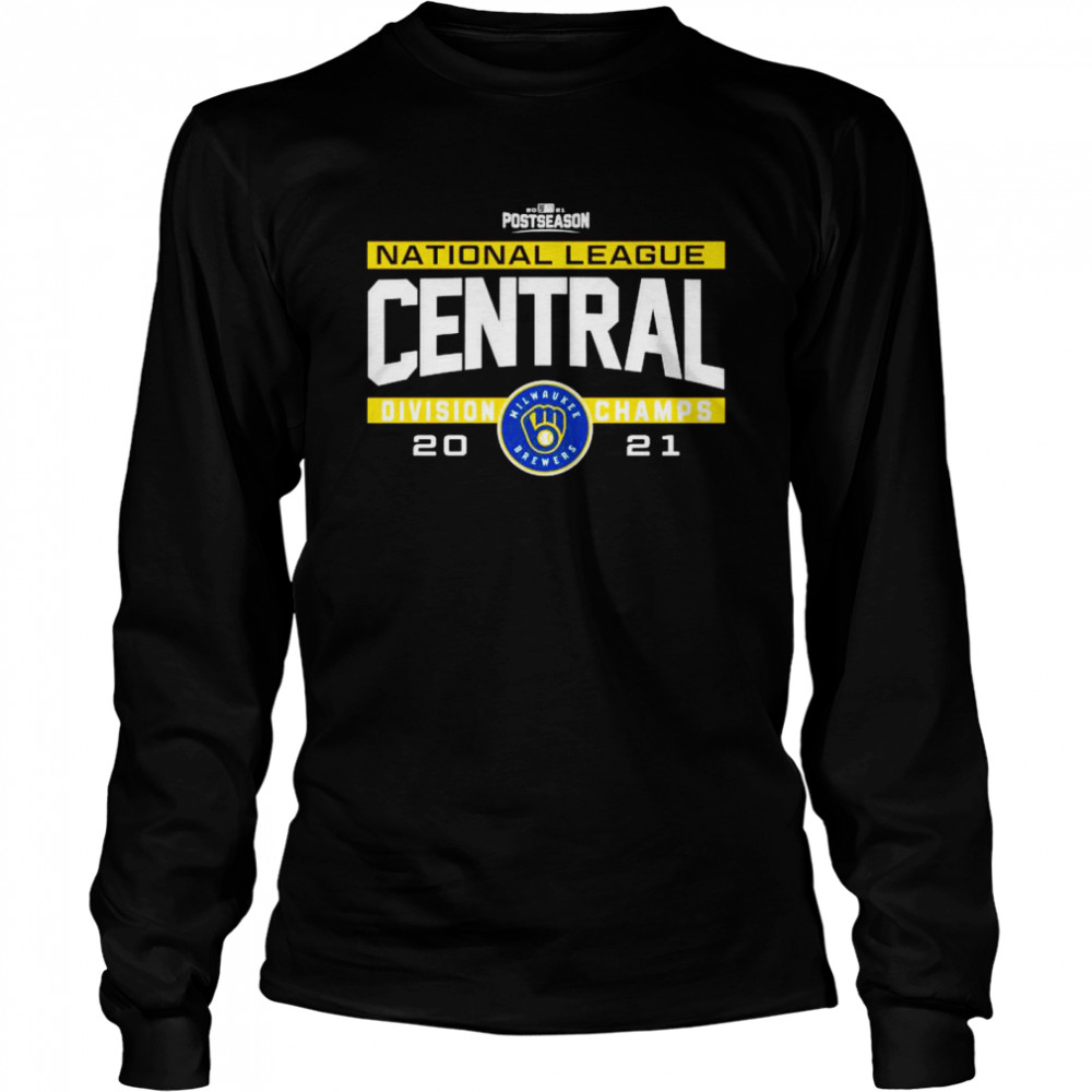 Milwaukee Brewers 2021 AL Central division champs shirt Long Sleeved T-shirt