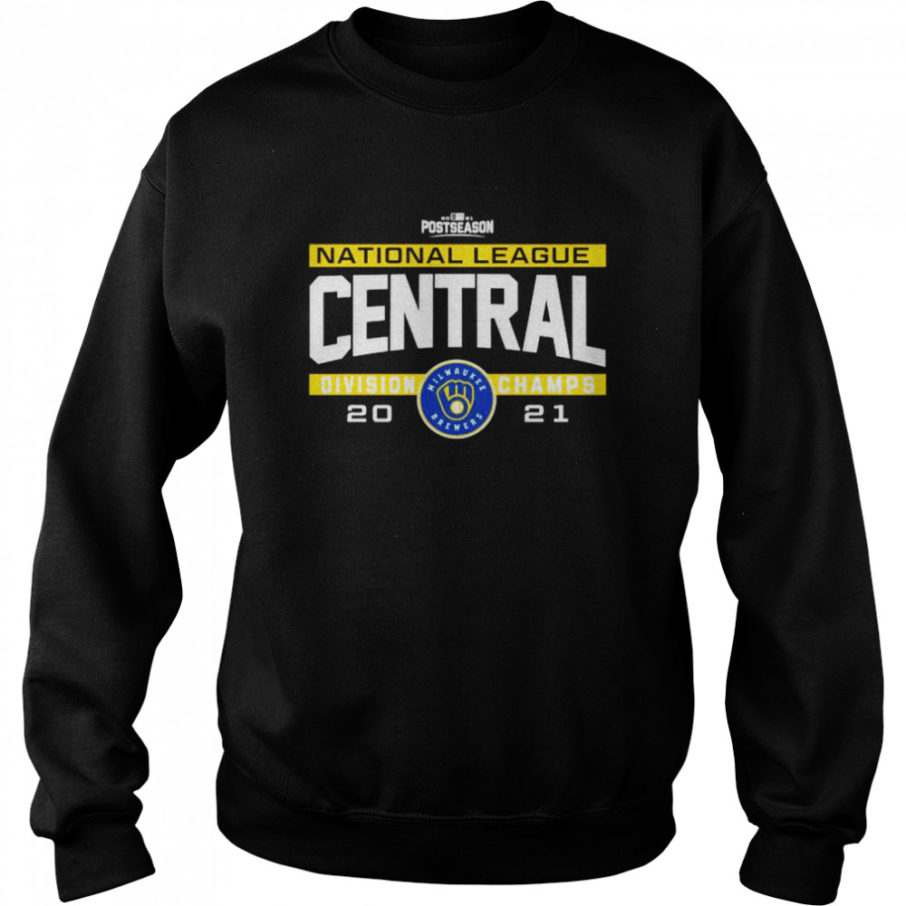 Milwaukee Brewers 2021 AL Central division champs shirt Unisex Sweatshirt