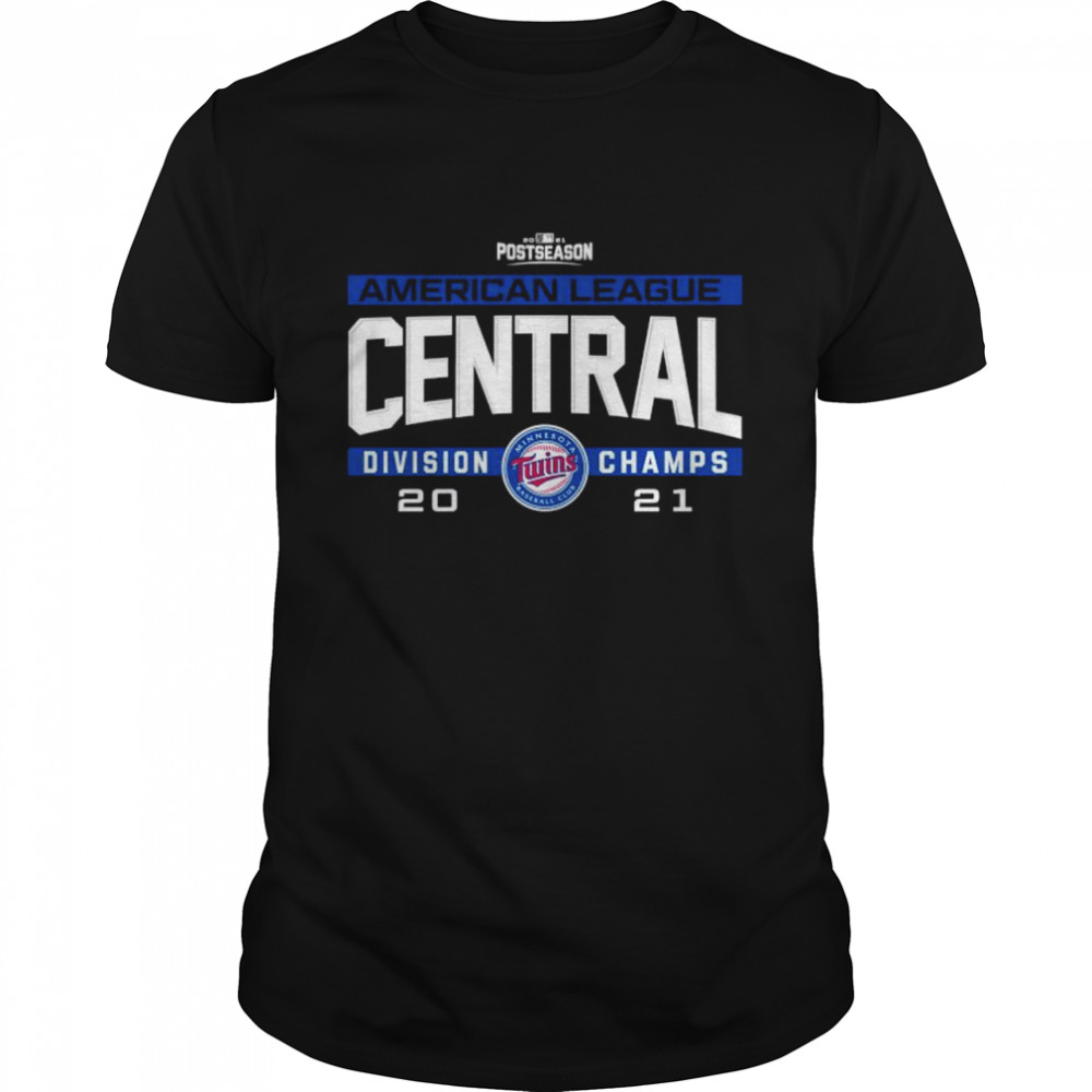 Minnesota Twins 2021 AL Central division champs shirt