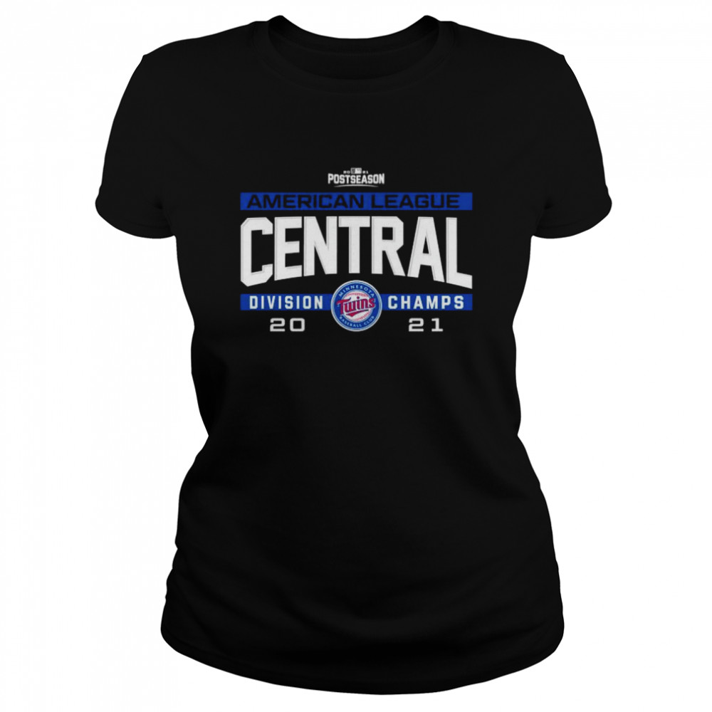 Minnesota Twins 2021 AL Central division champs shirt Classic Women's T-shirt