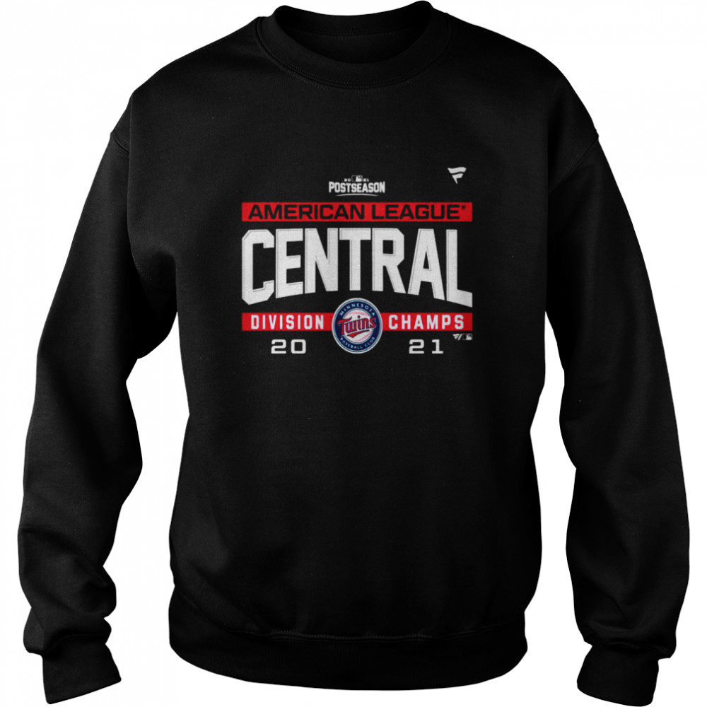 Minnesota Twins American League AL Central Division Champions 2021 sport nice shirt Unisex Sweatshirt