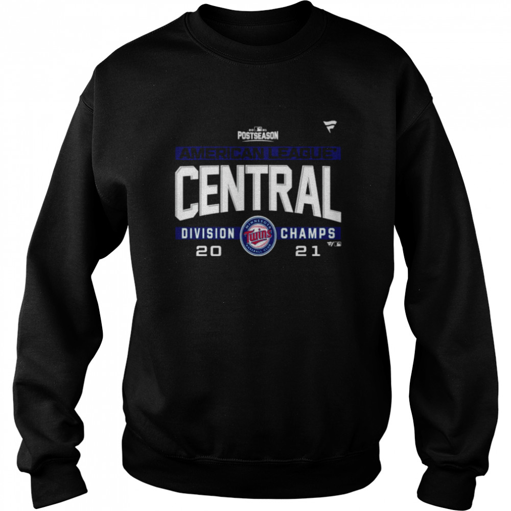 Minnesota Twins American League AL Central Division Champions 2021 sport shirt Unisex Sweatshirt