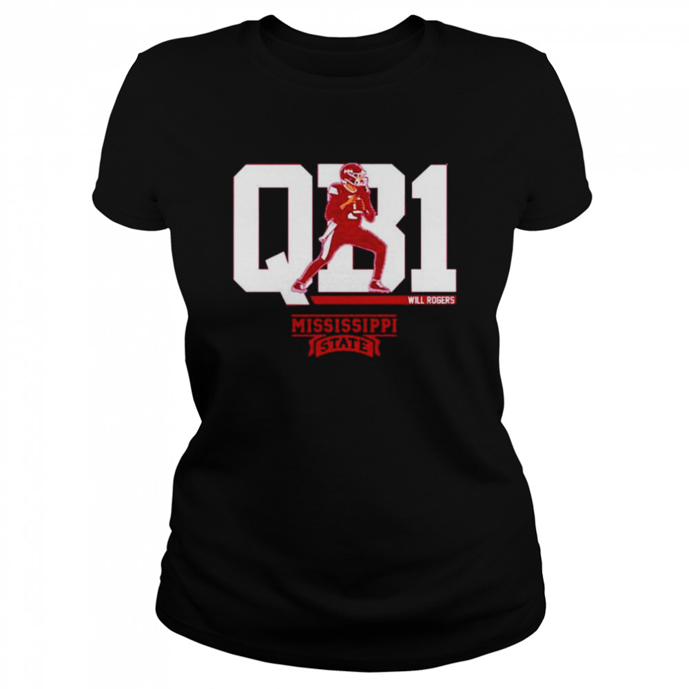 Mississippi State Will Rogers QB1 shirt Classic Women's T-shirt