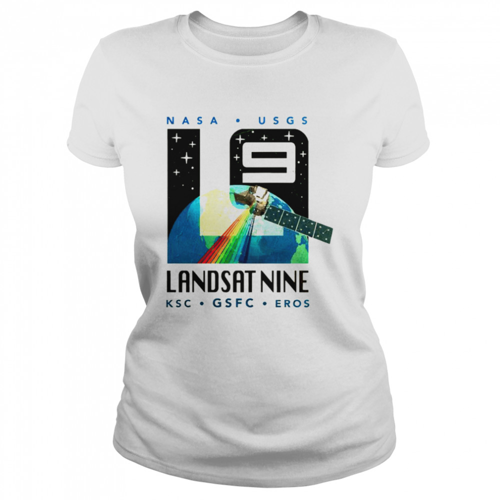 Nasa Usgs Landsat Nine KSC GSFC EROS shirt Classic Women's T-shirt