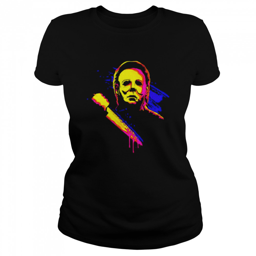 Neon Michael Myers Halloween kills shirt Classic Women's T-shirt