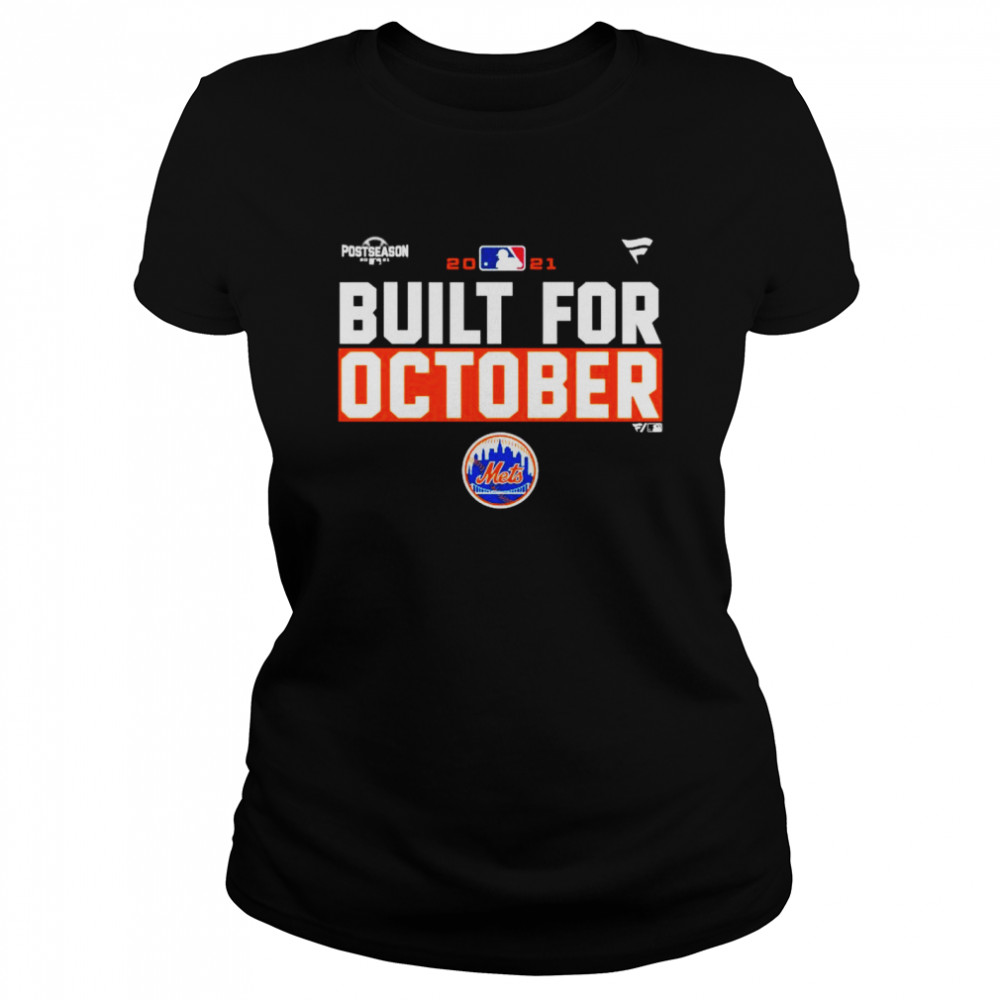 New York Mets 2021 postseason built for October shirt Classic Women's T-shirt