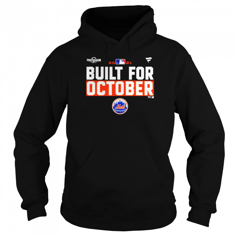 New York Mets 2021 postseason built for October shirt Unisex Hoodie