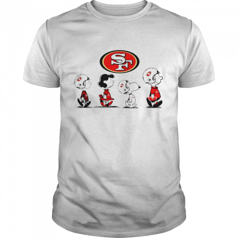 Peanuts Characters San Francisco 49ers Football team shirt