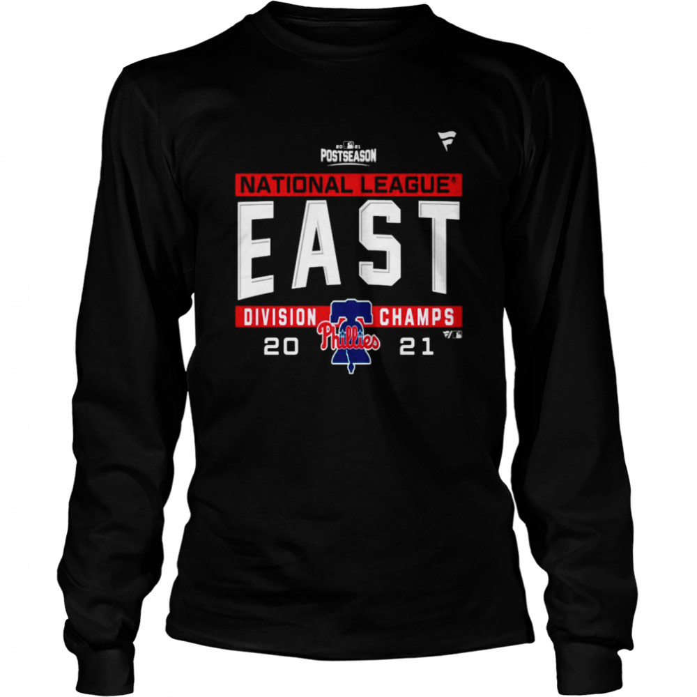 Philadelphia Phillies National League NL East Division Champions 2021 sport shirt Long Sleeved T-shirt