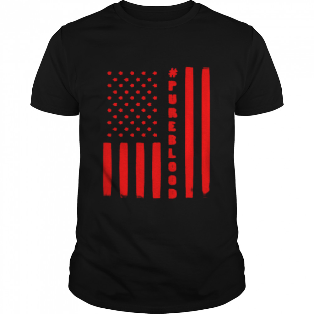 Pureblood movement 2021 American flag shirt