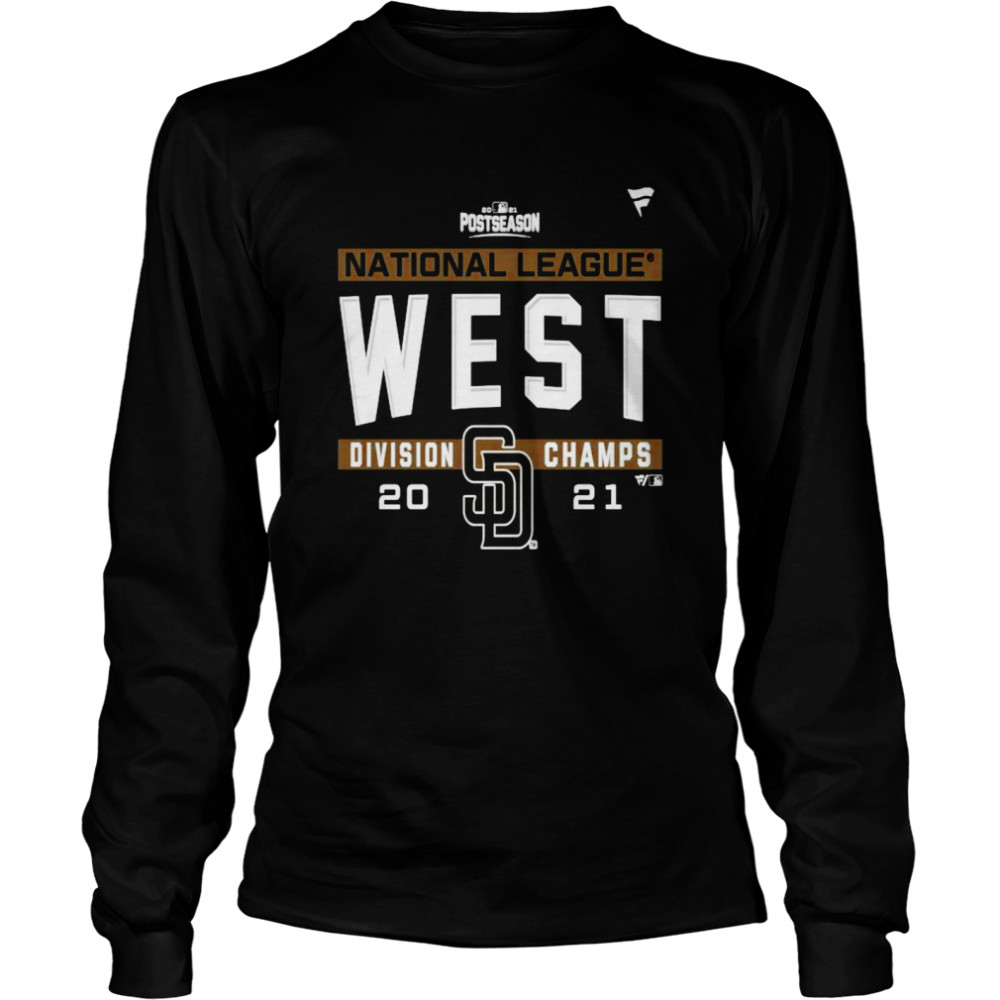 San Diego Padres National League NL West Division Champions 2021 sport shirt Long Sleeved T-shirt