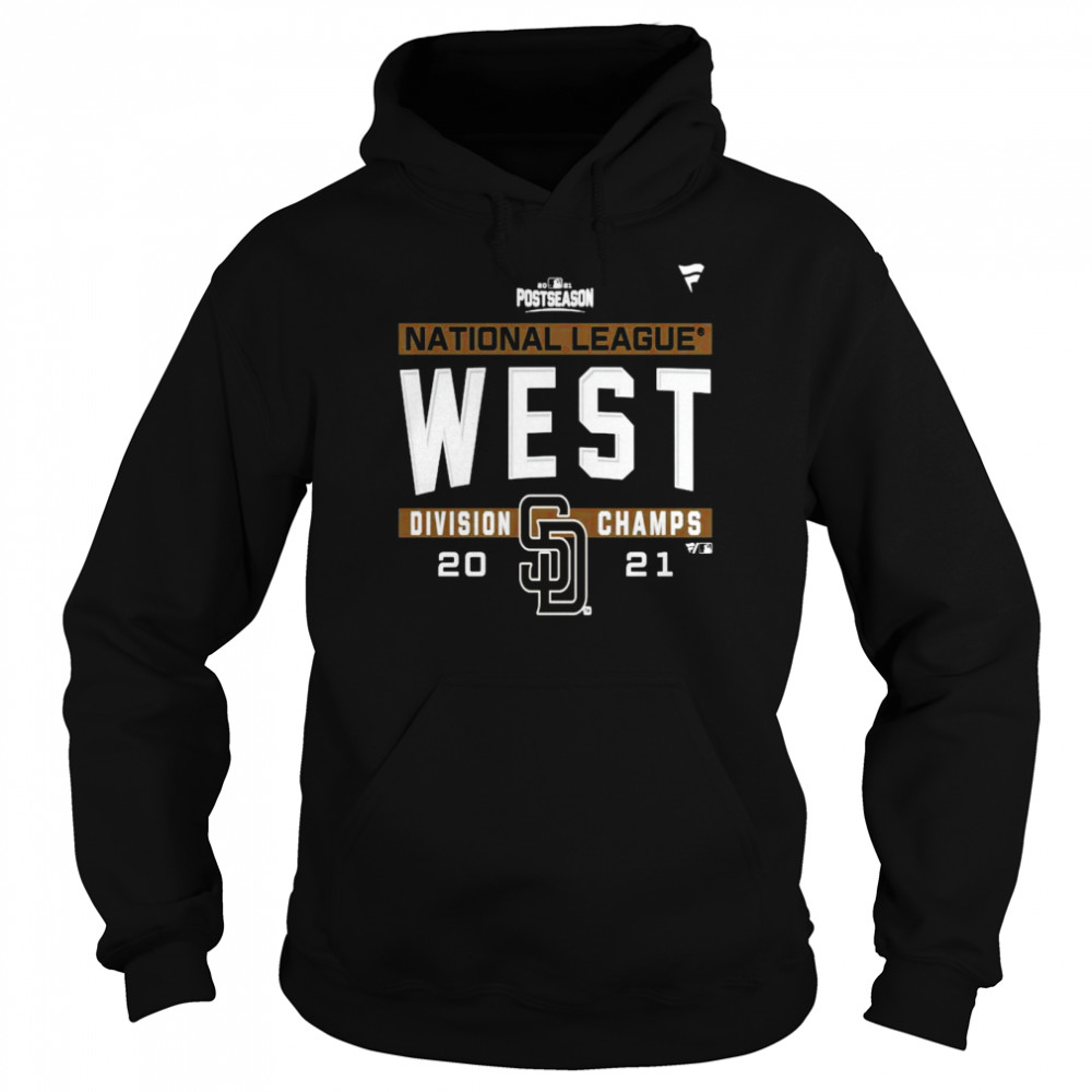 San Diego Padres National League NL West Division Champions 2021 sport shirt Unisex Hoodie