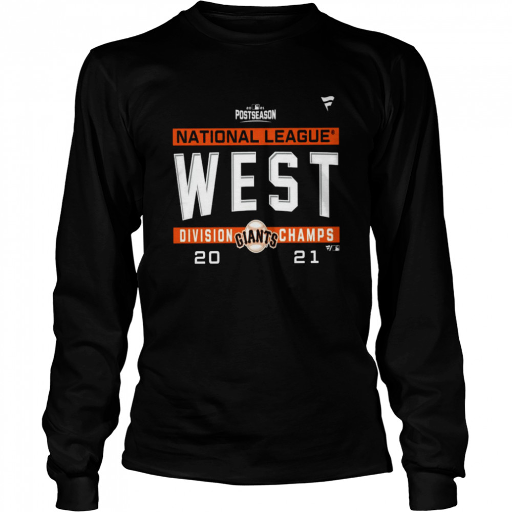 San Francisco Giants National League NL West Division Champions 2021 sport shirt Long Sleeved T-shirt
