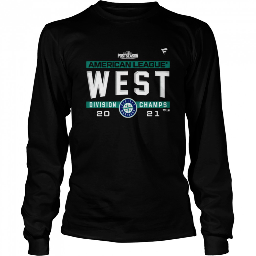Seattle Mariners American League AL West Division Champions 2021 sport shirt Long Sleeved T-shirt