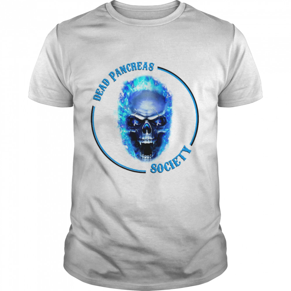 Skull Dead Pancreas Society Diabetes Awareness T-shirt Classic Men's T-shirt