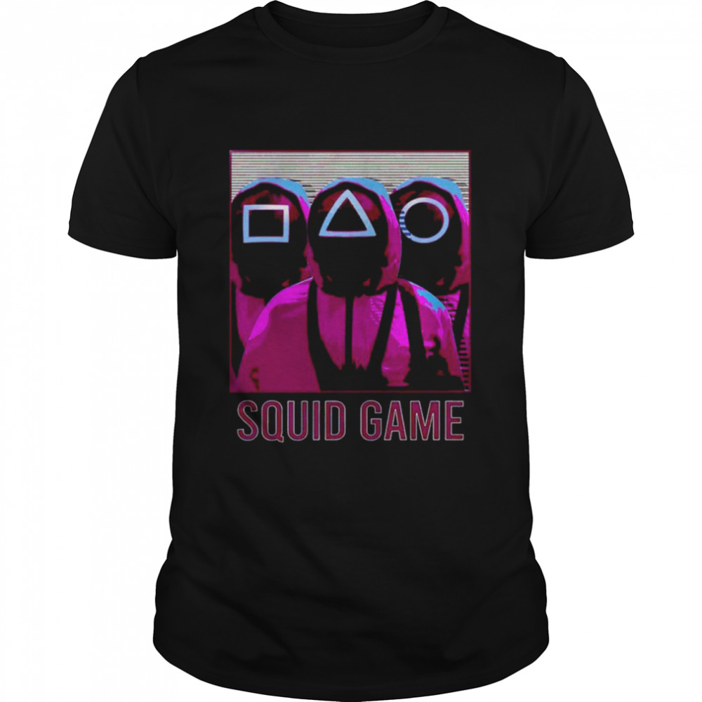 Squid Game Squad Retrowave Active movie shirt