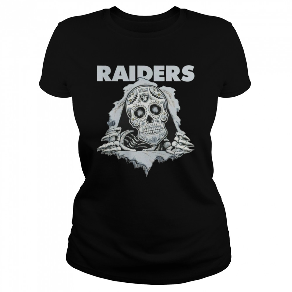Sugar Skull Las Vegas Raiders inside me shirt Classic Women's T-shirt