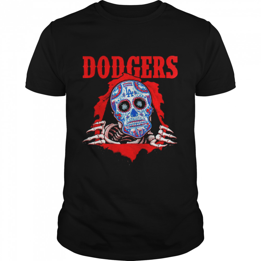 Sugar Skull Los Angeles Dodgers inside me shirt Classic Men's T-shirt