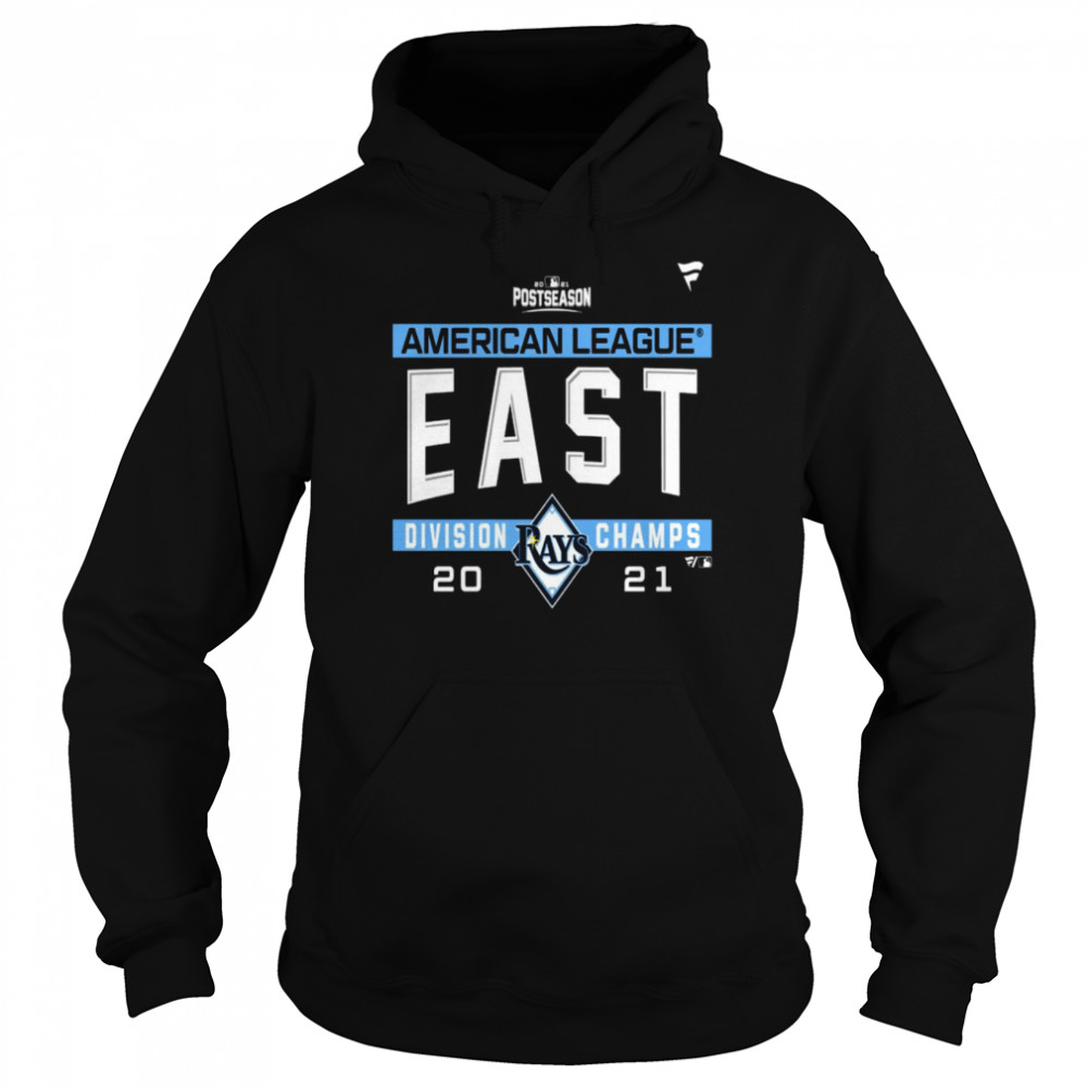Tampa Bay Rays American League AL East Division Champions 2021 sport shirt Unisex Hoodie