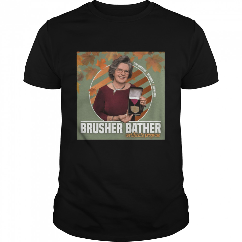 Teri Dimarino October Brusher Bather Certificate Program T-shirt